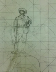 Ohne Titel [Studie für Bandeirante oder Der Wegbereiter], aus der Serie Studien für die Bandeirantes